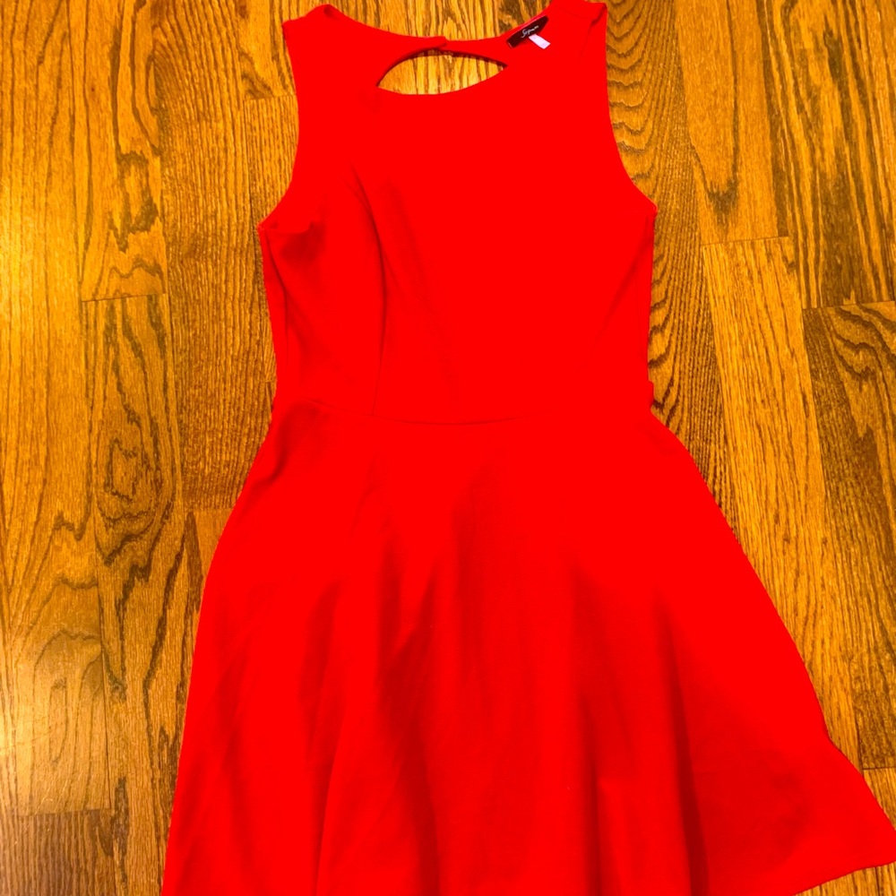 Red dress